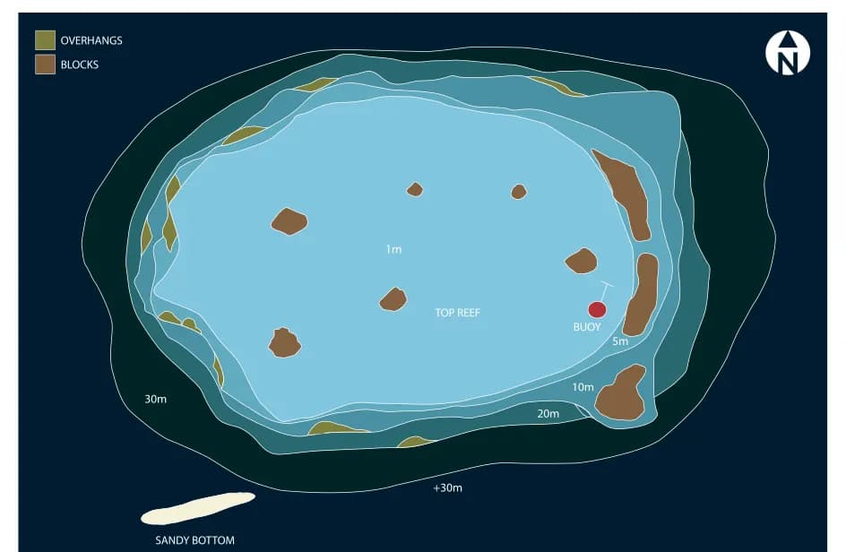 Villivaru Giri dive map