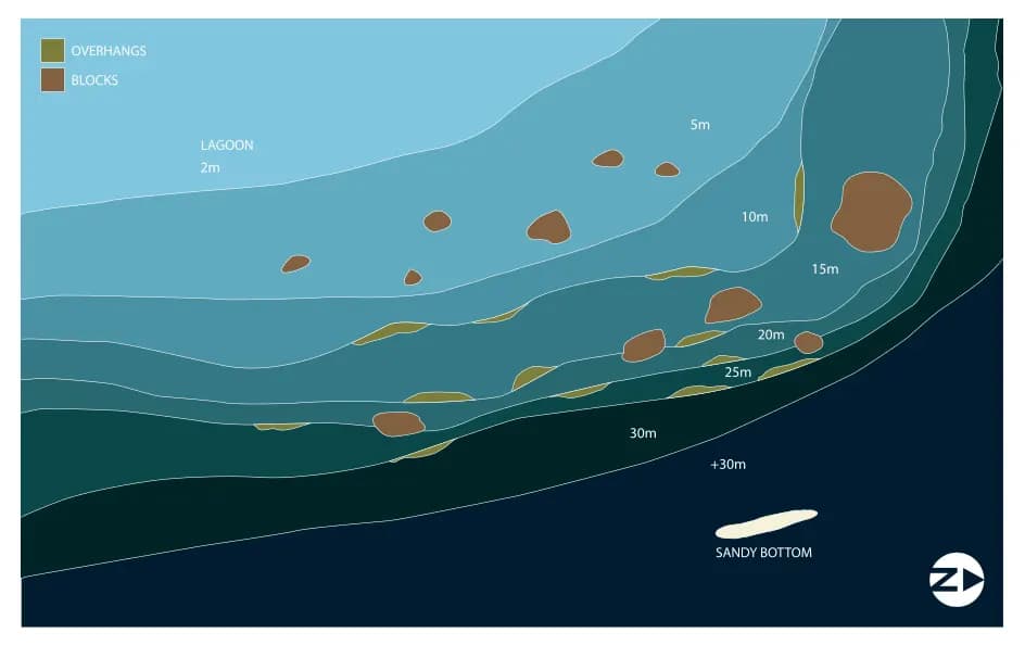 Bathymetric map of Ekasdhoo North