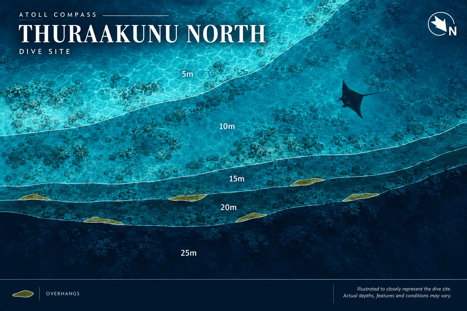 Thuraakunu North dive map
