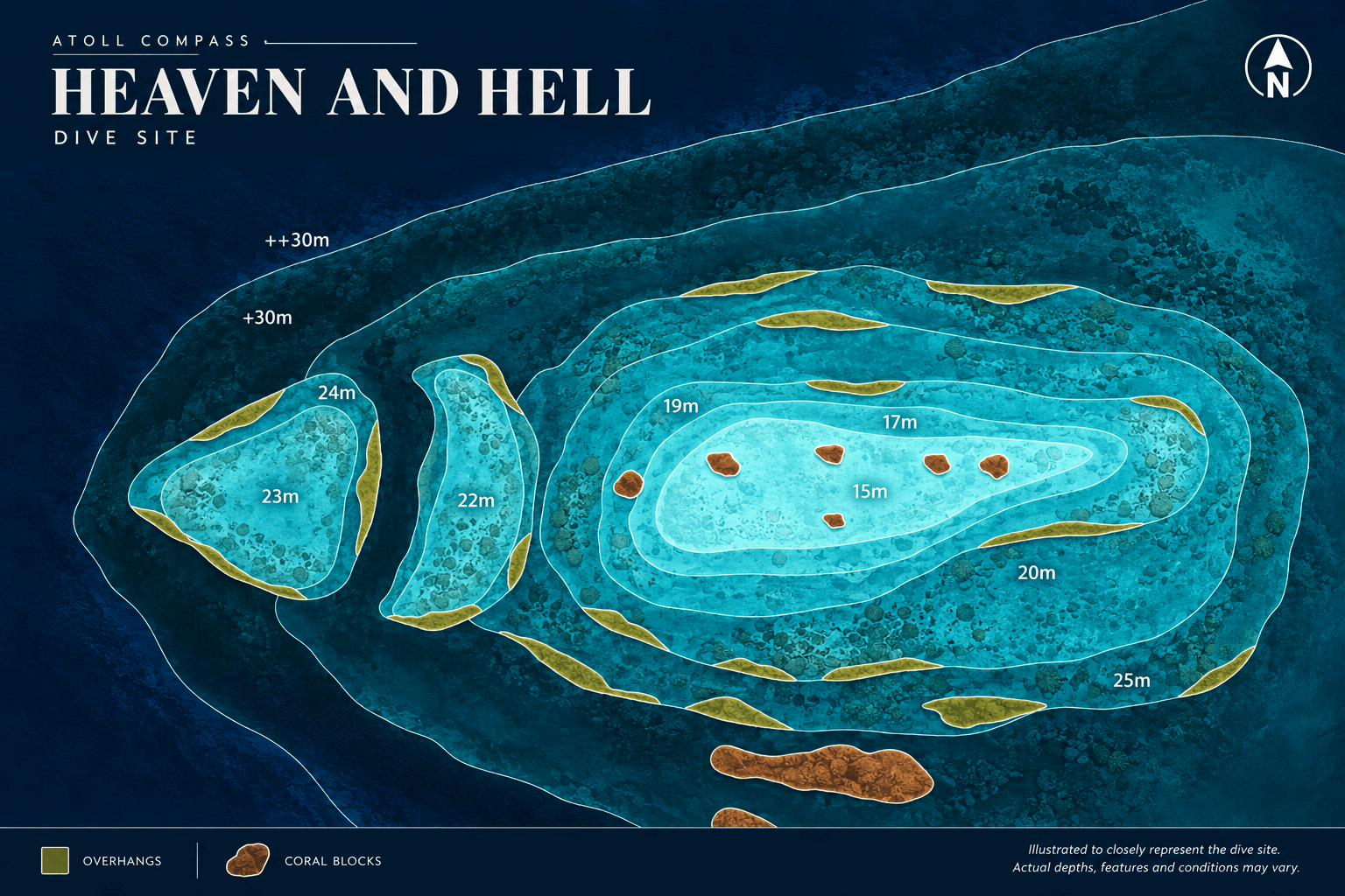 Heaven And Hell dive map