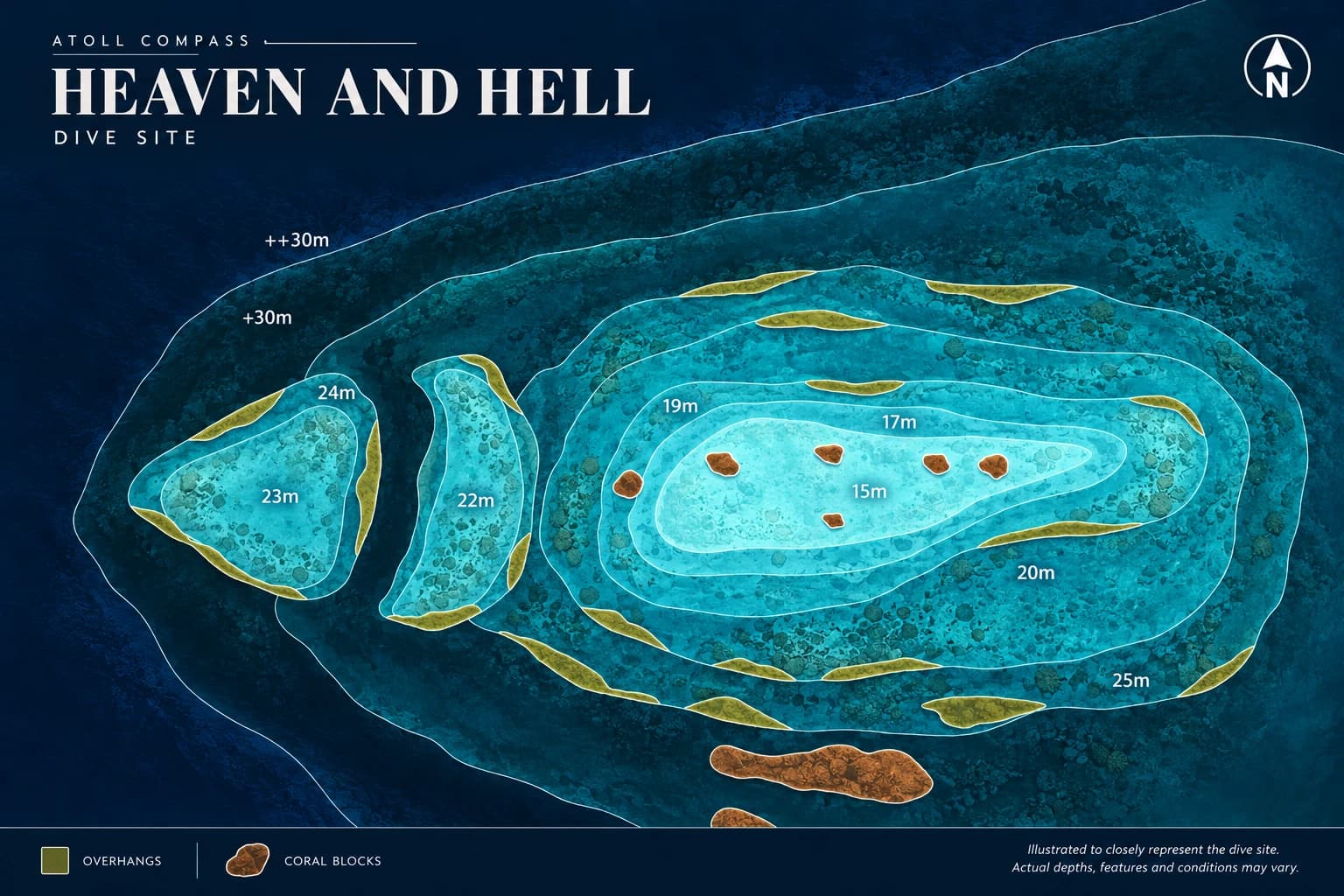 Heaven And Hell dive map
