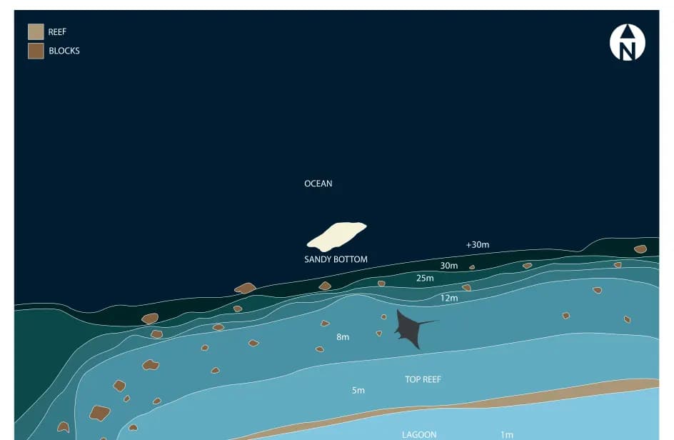 Bathymetric map of Dhonakulhi North